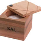 Saleiro Em Madeira Essence Domama 12x12x10