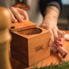 Saleiro Em Madeira Essence Domama 12x12x10