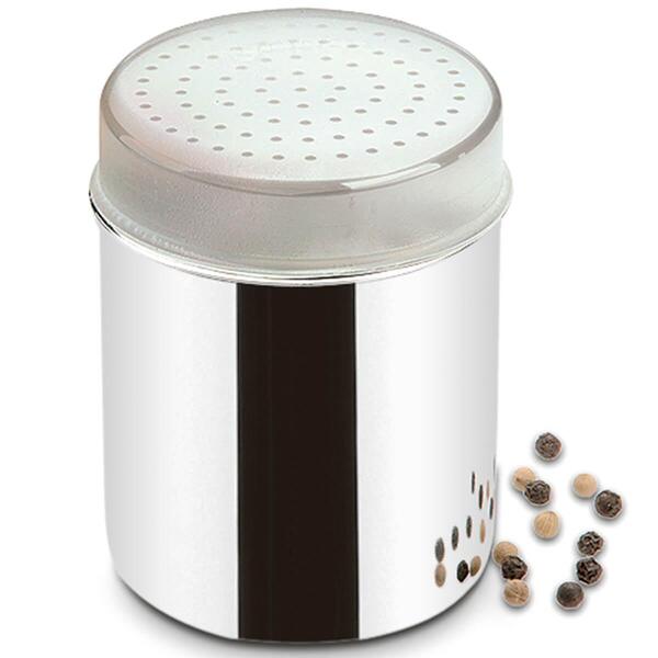 Saleiro Pimenteiro Aço Inox Saleiro De Mesa Restaurante Bar L