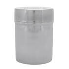 Saleiro Pimenteiro De Mesa Em Aço Inox Prime 7,2x10cm