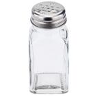 Saleiro Pimenteiro Quadrado Vidro Aço Inox 8 X 4 Cm Weck