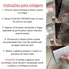 Salva Porta U 18cm X 3,5cm X 81cm Marrom