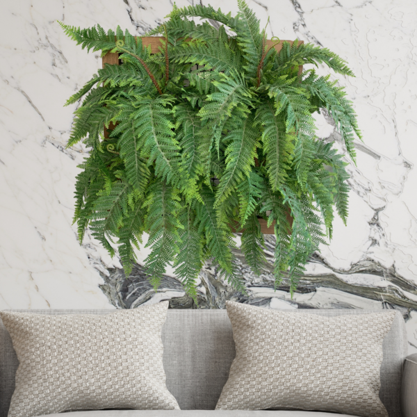 Samambaia Artificial Premium 8 Unidades Para Decorações Reali