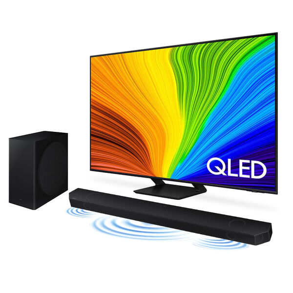 Samsung Smart Tv 75'' Qled 4k 75q70d 2024 + Soundbar Hw-q800d