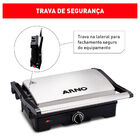 Sanduicheira Arno Grill Dual Inox Gnox