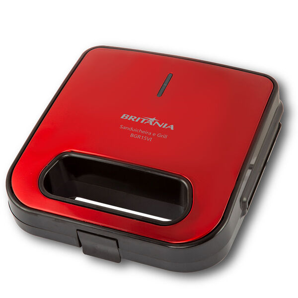 Sanduicheira E Grill Britânia Bgr15vi Redstone 750w 220v