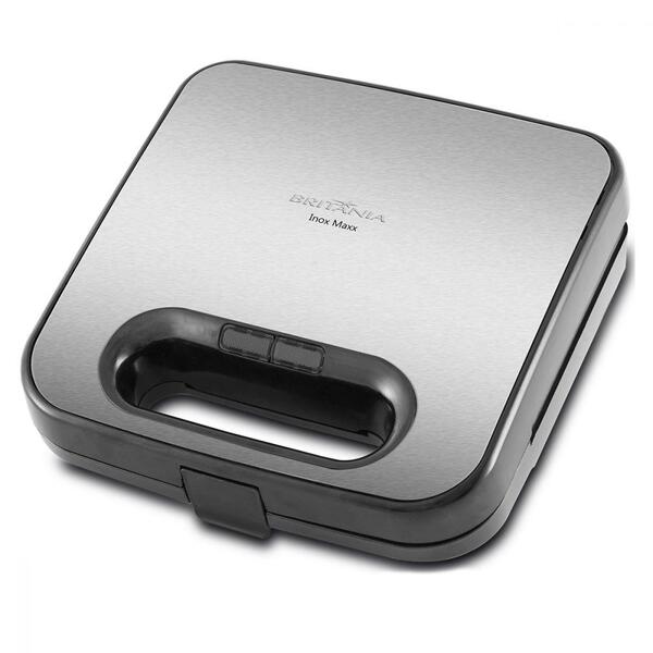 Sanduicheira E Grill Britânia Inox Maxx Bgr08ip 127v
