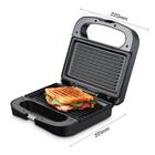 Sanduicheira E Grill Hq 750w Antiaderente Inox Hq-sg001 127v