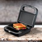 Sanduicheira E Grill Hq 750w Antiaderente Inox Hq-sg001 220v