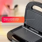 Sanduicheira E Grill Hq 750w Antiaderente Preto Hq-sg004