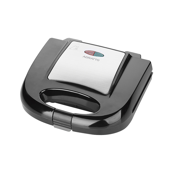 Sanduicheira E Grill Inox 750w Agratto 127V Prateado