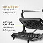 Sanduicheira E Grill Mondial Master Press Inox Pg-01 127v