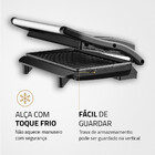 Sanduicheira E Grill Mondial Master Press Inox Pg-01 127v
