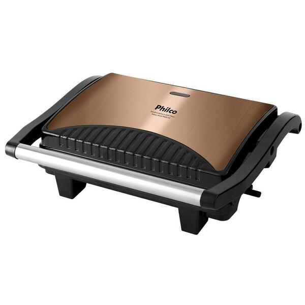 Sanduicheira E Grill Philco Pgr23g Press Maxx Gold 220v