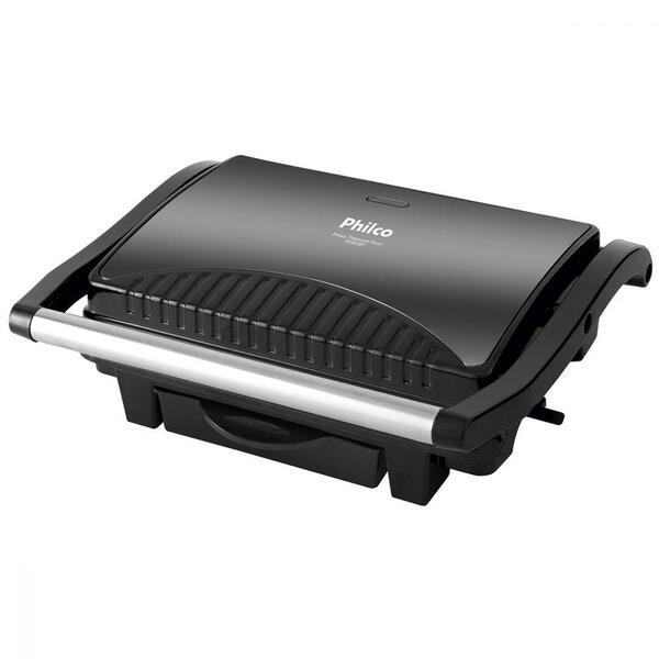 Sanduicheira E Grill Philco Press Titanium Inox Pgr08t 127v