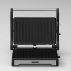Sanduicheira E Mini Grill Hq 180º 1000w Antiaderente Inox Hq-