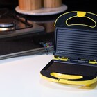 Sanduicheira Elétrica Easy Meal Amarela San234 - Cadence 110v