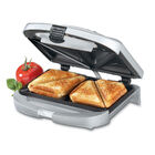 Sanduicheira Elétrica Em Cromo Escovado Cuisinart -220v Wm-sw