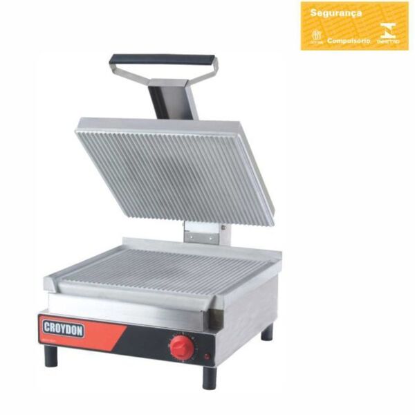 Sanduicheira Elétrica Gigante Simples Estriada Ssge Croydon 2
