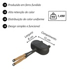 Sanduicheira Ferro Fundido Pão Frances 8x15 Cm Libaneza