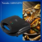 Sanduicheira Grill Antiaderente Torrada Misto Panqueca Carne