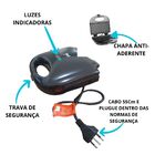 Sanduicheira Grill Easy 2 Em 1 Red 110v Chapa Antiaderente 12