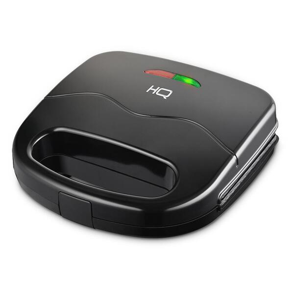 Sanduicheira Grill Elétrico Hq 750w Antiaderente Preto Hq-sg0