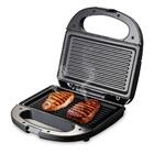Sanduicheira Grill Elétrico Hq 750w Antiaderente Preto Hq-sg0
