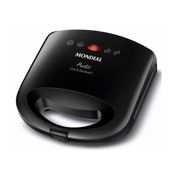 Sanduicheira Grill Sn01 Pratic 2 Em 1 750w De Potência Mondial