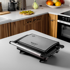 Sanduicheira Mini Press Grill Grelhadeira Elétrica Kj-215a 12