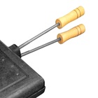 Sanduicheira Pão De Forma Dupla Cabo De Madeira