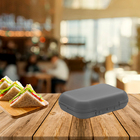 Sanduicheira Porta Lanche Ou Sanduiche Marmitou Cinza Chumbo