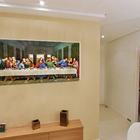 Santa Ceia Leonardo Da Vinci Quadro Canvas Religioso 100x50cm