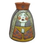 Santa Mini Cerâmica Delly Figueiredo 12cm