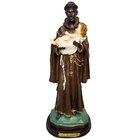 Santo Imagem São Benedito Resina 31cm