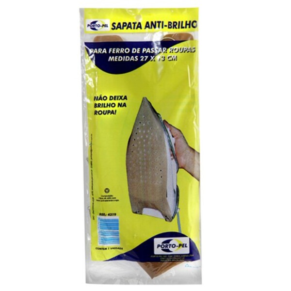 Sapata Anti-brilho Teflon P/ Ferro De Passar 27x13cm Porto-pe