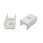 Sapata Para Moveis 18mm Espessura Em Plastico 3d Branco 50pc