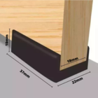 Sapata Para Moveis 18mm Espessura Em Plastico 3d Branco 90pc