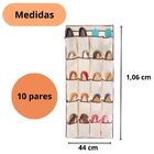 Sapateira 10 Pares Tnt 106x044cm Bege