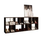 Sapateira 12 Nichos Para 11 A 20 Pares Tinto