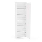 Sapateira 12 Pares Branco com Espelho 179,8x54,1x16,7cm Politorno