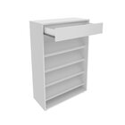 Sapateira 1 Gaveta 5 Prateleiras Sa3404 Branco