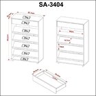 Sapateira 1 Gaveta 5 Prateleiras Sa3404 Branco