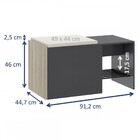 Sapateira 1 Gaveta Espresso/aveiro 1006 Flow - Móveis Bentec