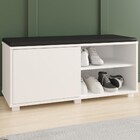 Sapateira 1 Porta 2 Prateleiras Branco - Pnr Móveis