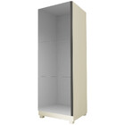 Sapateira 1 Porta Com Espelho 100 Mdf Gold Gelius