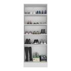 Sapateira 1 Porta Com Espelho Jade Multimóveis Branca