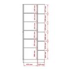 Sapateira 1 Porta Com Espelho Lisboa Patrimar