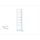 Sapateira 1 Porta Com Espelho Mdp 15mm Branco