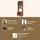 Sapateira 1 Porta Com Prateleira Externa Viena Espresso Móvei